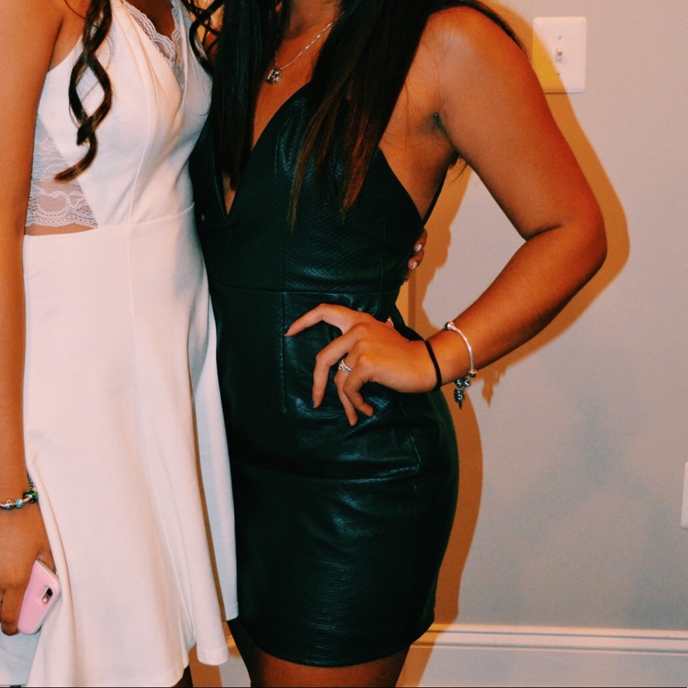 Revolve Snakeskin Dress